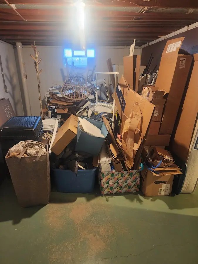 Roll-off dumpster container at job site for Construction Dumpster Rental in Palm Springs North